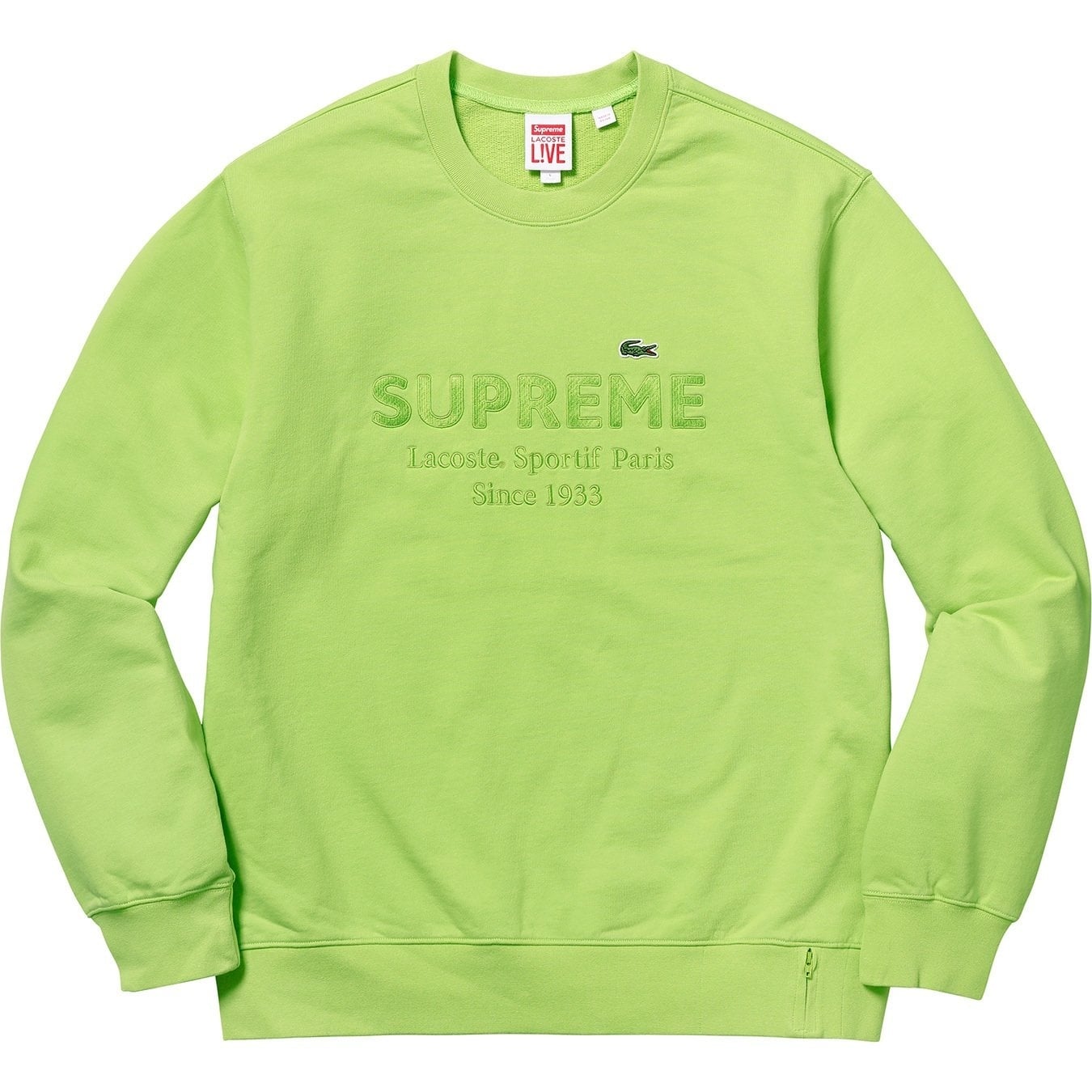 Supreme®/LACOSTE Crewneck view 4